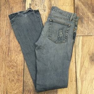 polo jeans with horses all over